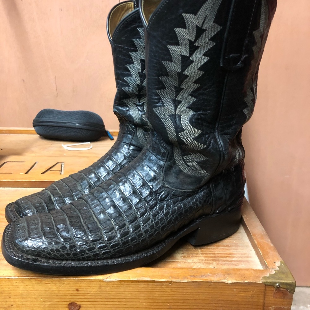 Anderson Bean Nile Croc boots - Picture 2 of 3